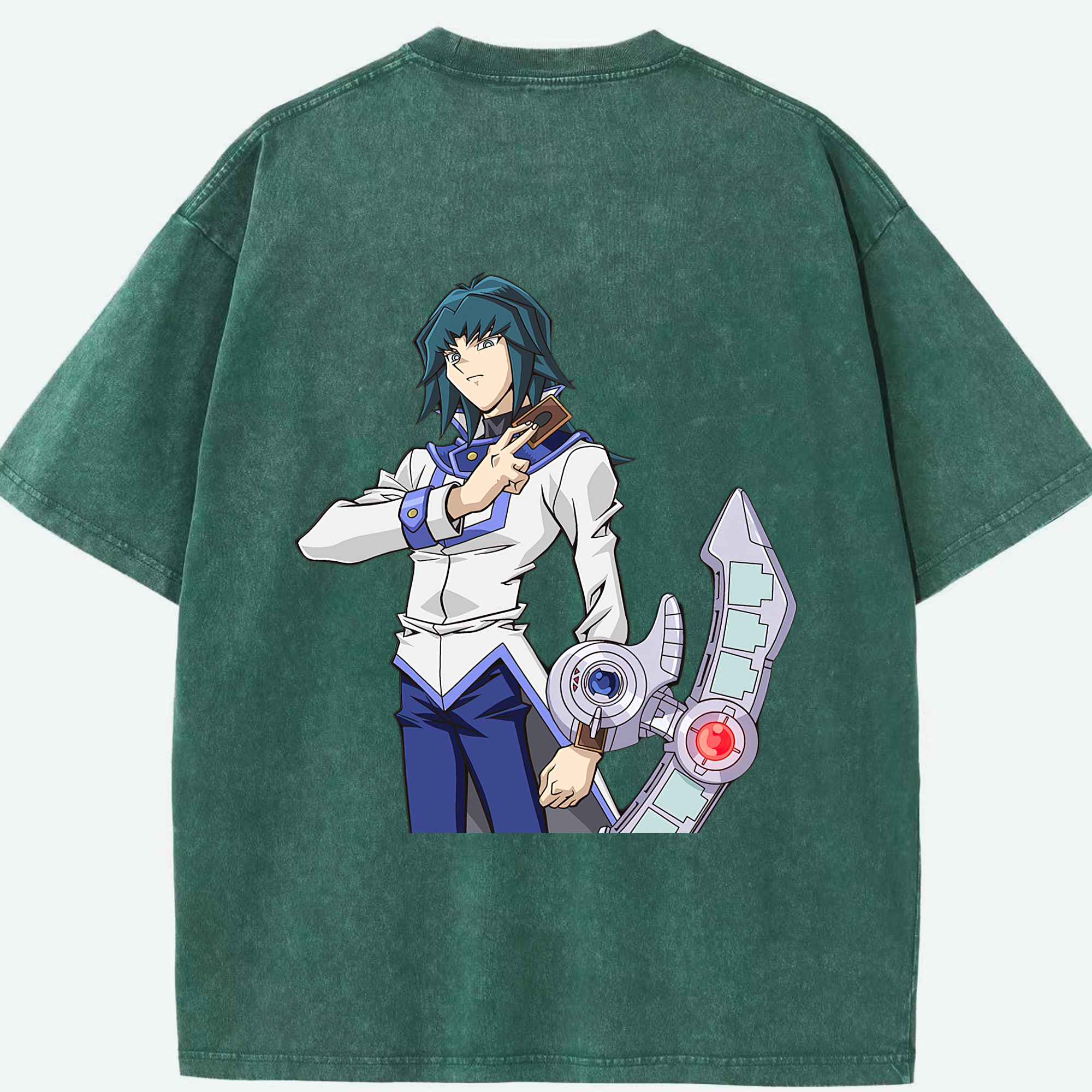 （画像用） 遊☆戯☆王 Yu-Gi-Oh! 綿100% ヴィンテージ風 半袖Tシャツ（背面プリント）